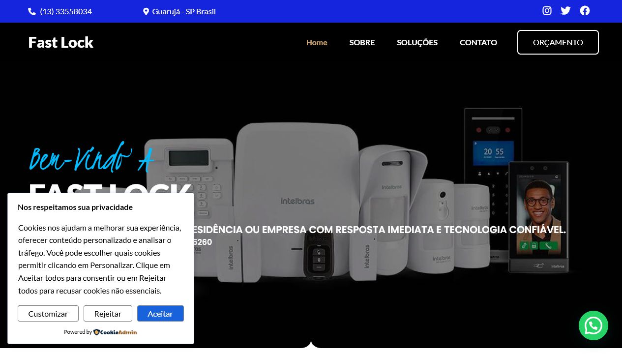 Miniatura do site Fast Lock