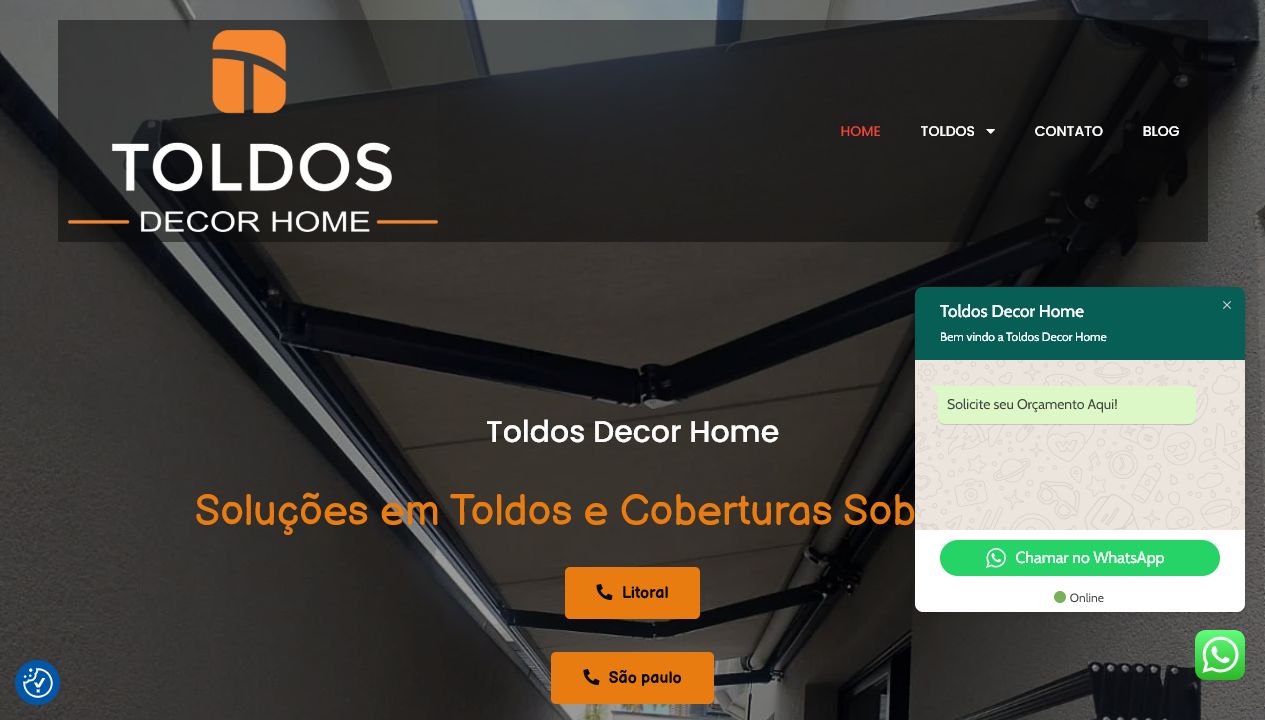 Miniatura do site Toldos Decor Home